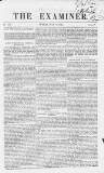 The Examiner Sunday 14 July 1839 Page 1