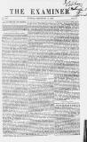 The Examiner Sunday 15 September 1839 Page 1