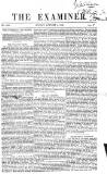 The Examiner Sunday 06 October 1839 Page 1