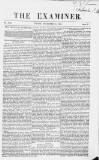 The Examiner Sunday 22 December 1839 Page 1