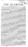 The Examiner Saturday 01 January 1842 Page 1