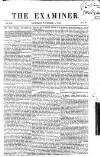 The Examiner Saturday 08 November 1845 Page 1