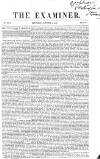 The Examiner Saturday 09 October 1847 Page 1