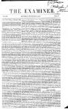 The Examiner Saturday 13 November 1847 Page 1