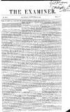 The Examiner Saturday 20 November 1847 Page 1