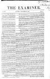 The Examiner Saturday 25 December 1847 Page 1