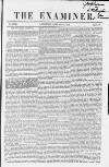 The Examiner Saturday 08 January 1848 Page 1