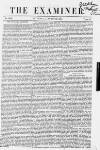 The Examiner Saturday 22 January 1848 Page 1