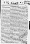 The Examiner Saturday 29 January 1848 Page 1