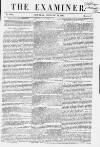 The Examiner Saturday 12 February 1848 Page 1