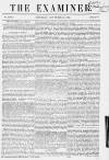 The Examiner Saturday 30 November 1850 Page 1