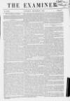 The Examiner Saturday 07 December 1850 Page 1