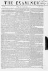 The Examiner Saturday 14 December 1850 Page 1