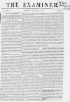 The Examiner Saturday 04 January 1851 Page 1