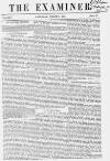 The Examiner Saturday 01 March 1851 Page 1