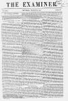 The Examiner Saturday 22 March 1851 Page 1