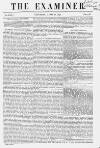 The Examiner Saturday 26 April 1851 Page 1