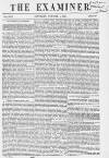 The Examiner Saturday 04 October 1851 Page 1