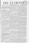 The Examiner Saturday 29 March 1856 Page 1