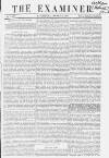 The Examiner Saturday 03 January 1857 Page 1