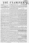 The Examiner Saturday 28 March 1857 Page 1
