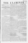 The Examiner Saturday 06 June 1857 Page 1