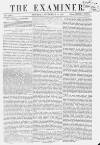 The Examiner Saturday 12 September 1857 Page 1