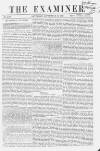 The Examiner Saturday 26 September 1857 Page 1