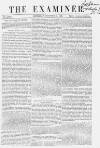 The Examiner Saturday 17 October 1857 Page 1