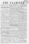 The Examiner Saturday 05 December 1857 Page 1