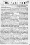 The Examiner Saturday 23 January 1858 Page 1