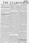 The Examiner Saturday 13 February 1858 Page 1