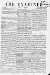 The Examiner Saturday 06 March 1858 Page 1