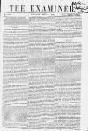 The Examiner Saturday 17 April 1858 Page 1