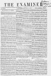 The Examiner Saturday 14 August 1858 Page 1