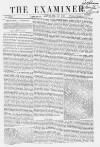 The Examiner Saturday 18 September 1858 Page 1
