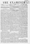 The Examiner Saturday 02 October 1858 Page 1