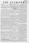 The Examiner Saturday 09 October 1858 Page 1