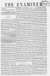 The Examiner Saturday 23 October 1858 Page 1