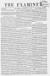 The Examiner Saturday 13 November 1858 Page 1