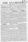 The Examiner Saturday 11 December 1858 Page 1