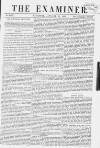 The Examiner Saturday 22 January 1859 Page 1