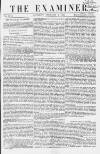 The Examiner Saturday 04 February 1860 Page 1