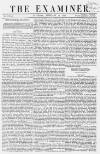 The Examiner Saturday 18 February 1860 Page 1