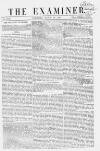 The Examiner Saturday 24 March 1860 Page 1