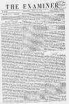 The Examiner Saturday 21 April 1860 Page 1