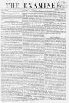 The Examiner Saturday 12 January 1861 Page 1