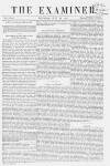 The Examiner Saturday 13 July 1861 Page 1
