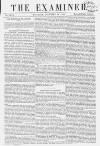 The Examiner Saturday 14 December 1861 Page 1