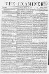 The Examiner Saturday 22 March 1862 Page 1